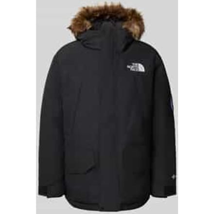 Parka met klepzakken en blinde ritssluiting