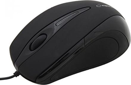 Esperanza Sirius | USB Optische Muis | Ergonomisch | 1000DPI | 3 Buttons | Vertical Scroll | Zwart
