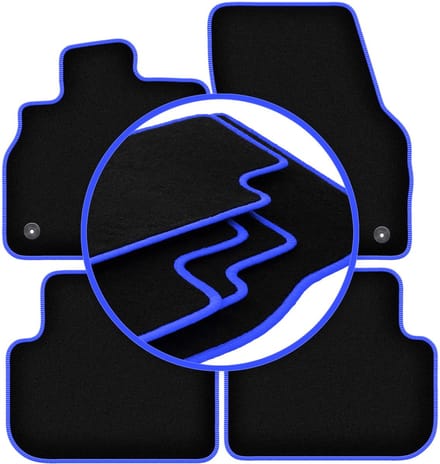 CARLUX-BLUE automatten voor: Audi Q3 II F3 SUV (2018-)