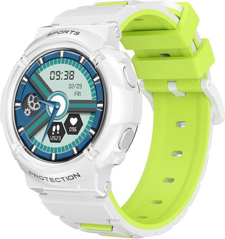 Smartwatch Kinderen - Waterdicht - Stappenteller - Hartslag - Wit