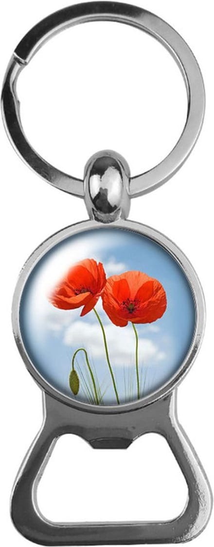 Bieropener Glas - Bloemen