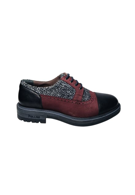 sb10134gobuo100B Pollini Mannen Meerkleurig Leer