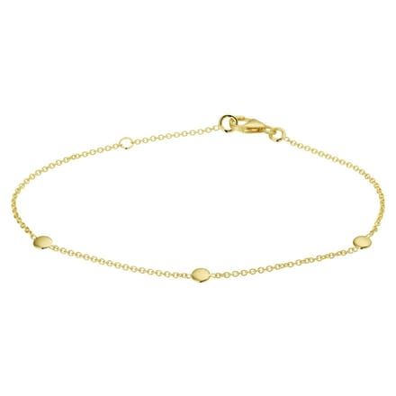 TFT Armband Goud Rondjes 1,2 mm 17 + 2 cm