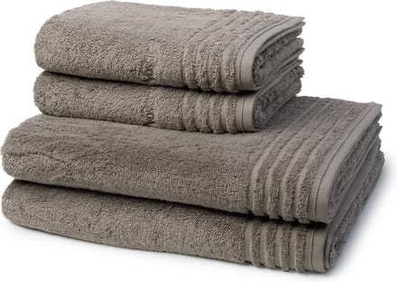 Vossen 2 X Handdoek 2 X Douchehanddoek - in een set Vienna Style Supersoft