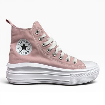 Converse CTAS Move Hi - Sneakers - Unisex - Roze - Wit