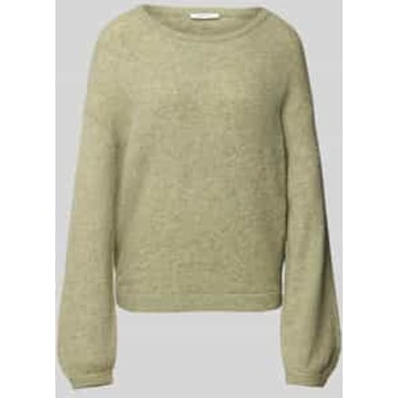Relaxed fit gebreide pullover met mix van mohair en wol model 'Pemine'