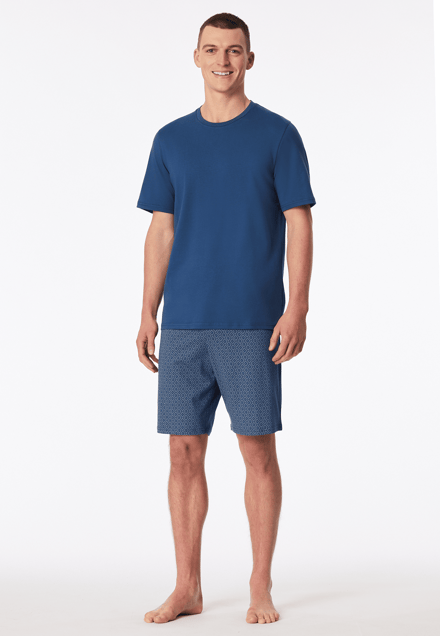 Regular fit pyjama-set in een ontwerp met korte mouwen model 'Casual'