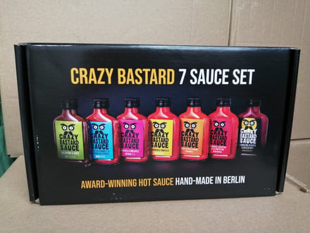 Crazy Bastard 7 Sauce Set - ChilisausBelgium - Crazy Bastard Sauce