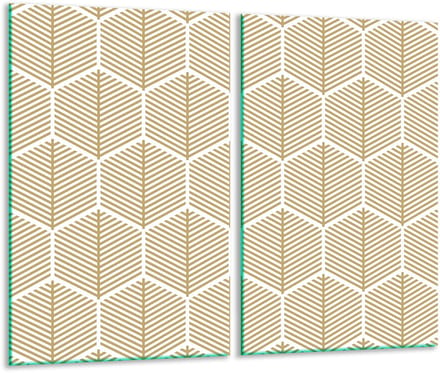 TMK ArtDeko - Snijplank - 30x52cm - Glas - Inductiekookplaatbescherming