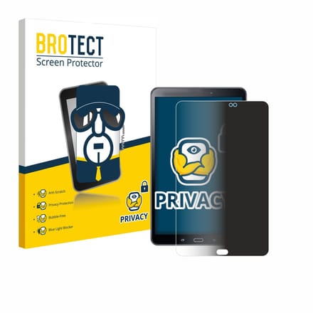 BROTECT - privacy screenprotector voor Samsung Galaxy Tab A 10.1 SM-T585 / T580 (2016) - Folie Beschermfolie Blauwlichtfilter