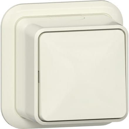 Gira Cross Tussen Schakelaar Crème Wit - 310710