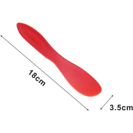 1 Pièce Grattoirs à Pâte à Pâtisserie Mélangeur Spatule Long Manche Outils Crème à Gâteau Gadgets de Cuisine Plastique rouge