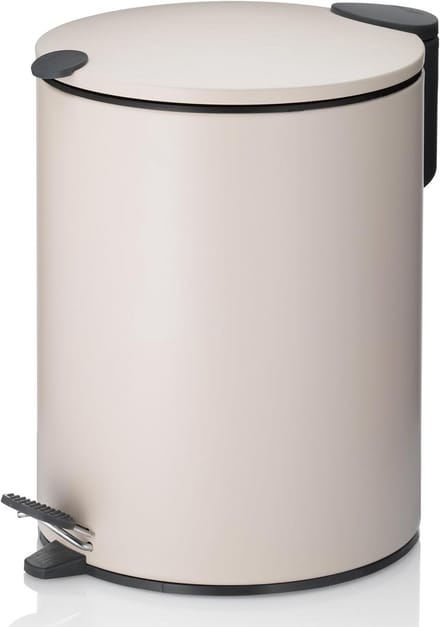 Kleine 5L Pedaalemmer Badkamer met Stille Sluiting en Binnenemmer