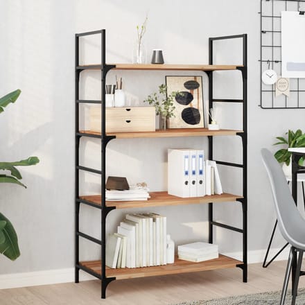vidaXL - Wandschappen - 2 - st - zwevend - olieafwerking - 80x40x2 - cm - acaciahout