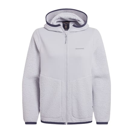 Craghoppers Dames/Dames Telesto Fleece Jas met Capuchon (Maangrijs)