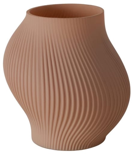 Boltze - Vaas - Bloemenvaas - Bruin - Glas - Handgemaakt - 20x17cm