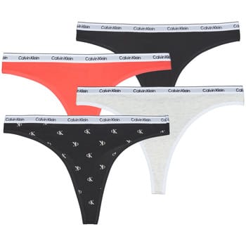 Calvin Klein Thong 5-pack Size: S | Underwear Outlet | Dames | Zwart