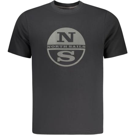 North Sails Zwarte Katoenen Heren T-Shirt
