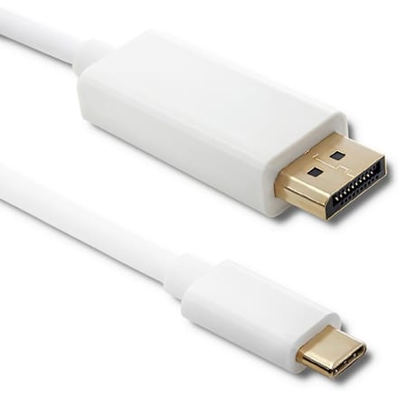 Qoltec DisplayPort Alternatieve modus |   USB 3.1 Type C mannelijk |   DisplayPort mannelijk |   5K |   1m