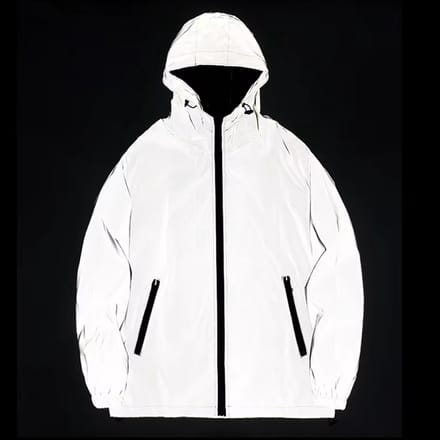 Reflecterende Windjack - Waterafstotende Jas - Sport - Aantrekkoord