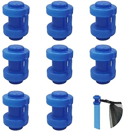 Trampoline Eindkappen – Vervangonderdelen voor Veiligheidsnet, 8 Stuks, Diameter 25 mm