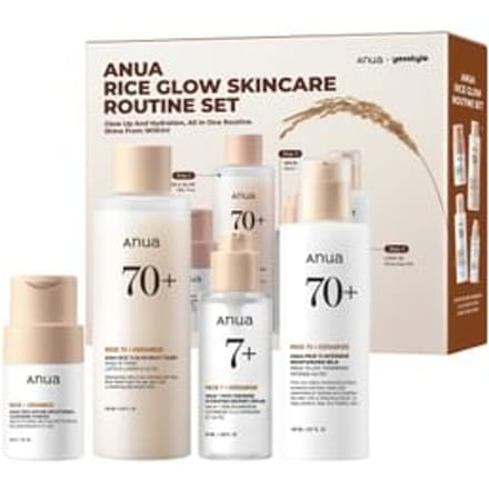 Anua - YesStyle Exclusive Rice Glow Skincare Routine Set - Huidverzorgingsset