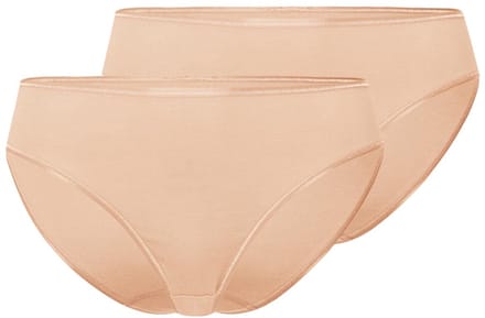 Hanro Dames midi slip 2 pack Cotton Seamless