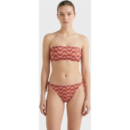 Shiwi Side Strap Bikini Bottom Groovy Wave Frozen Choco Brown Taglia: 44 | Bikini Outlet | Donna | Marrone