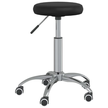 vidaXL - Massagekruk - kunstleer - zwart