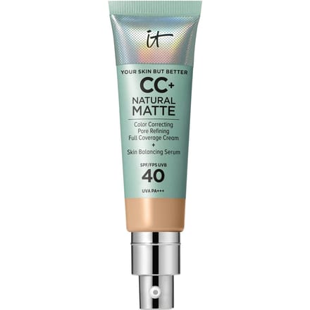 It Cosmetics Your Skin But Better CC+ Natural Matte SPF40 Foundation - Matte & Stralende Finish - Medium - 32ml