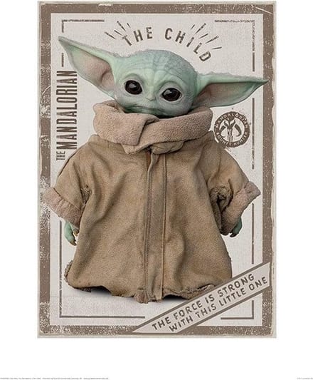 Pyramid Poster - Star Wars The Mandalorian The Child - 40 X 30 Cm - Multicolor