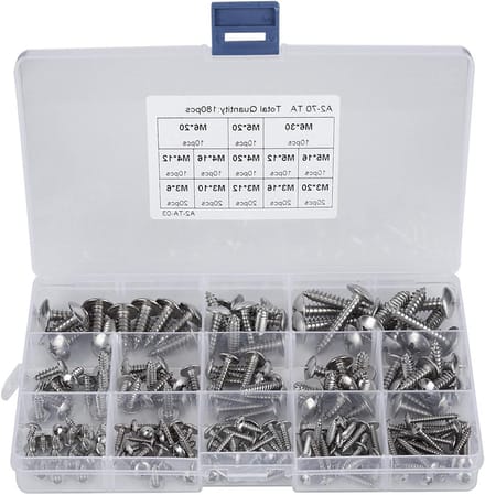 Allecto - Zelftappende Schroeven - Roestvrijstaal - Assortiment van