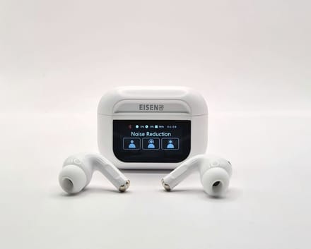 Eisenz Draadloze Oordopjes met LED Display – Bluetooth 5.0 – ANC Noise Cancelling – Touch Control – HiFi Geluid – Oplaadcase 300mAh – Geschikt voor iPhone & Android