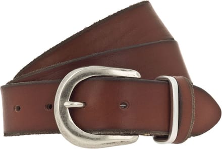 b.belt Leren Riem Vally Belt W100 Amber Bruine