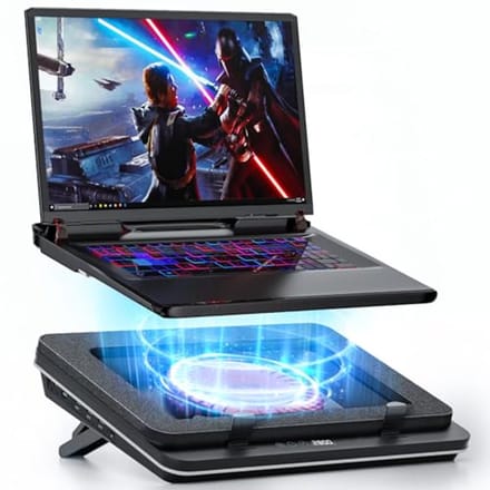 Laptopkoelpad met Turbo Ventilator voor Gaming Laptops - 14 tot 19,3 inch