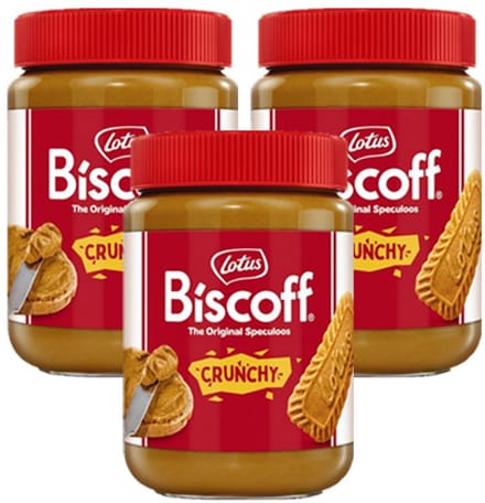 Lotus - Biscoff Speculoospasta Crunchy - 3x 400g