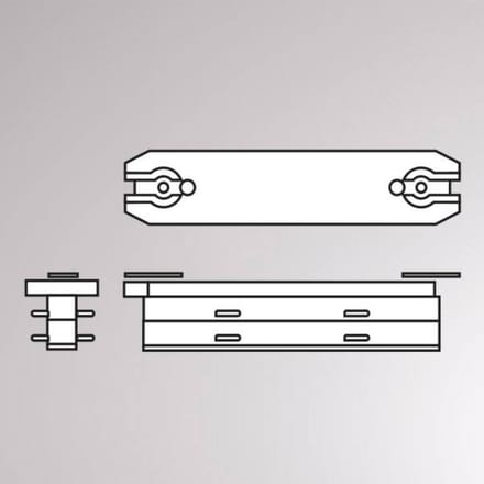 Molto Luce Lineaire connector voor Volare rail, 70 mm