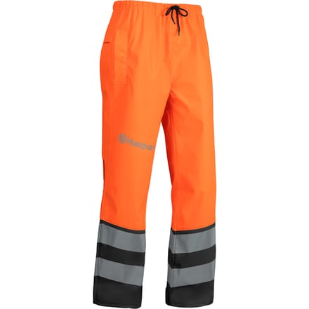 Rain trousers protect high-viz