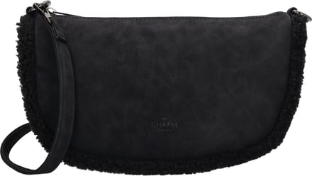 Charm London Newington Schoudertas - Zwart