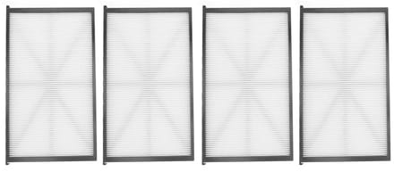 Dailygoods - Navulset 3-Laags Wasbare Filters voor Robotstofzuiger
