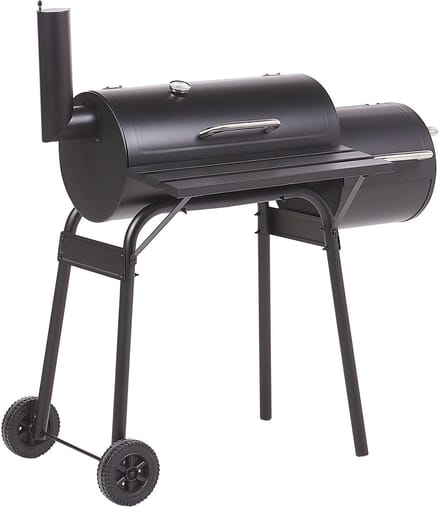 KATLA - Houtskoolgrill - Zwart - Staal