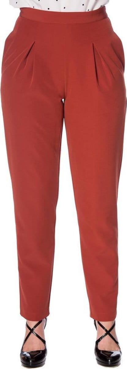 Dancing Days - WEAR ME EVERYWHERE Broek rechte pijpen - M - Rood