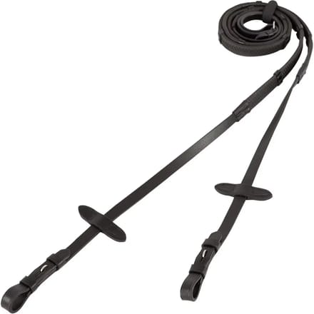 Rubber paardenteugels blinde gesp rond BR Equitation Eventa Pro Grip