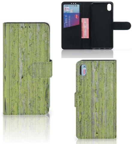 Xiaomi Redmi 7A Book Style Case Green Wood