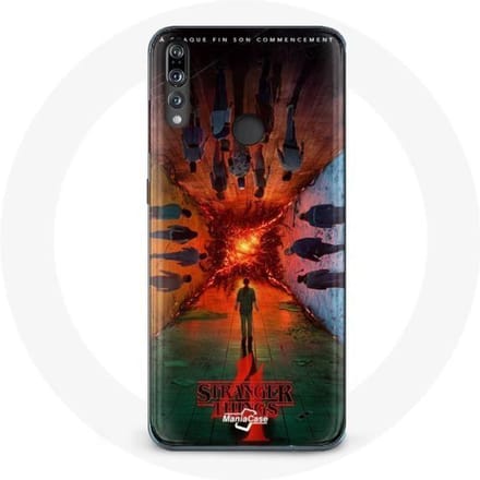 Coque pour Huawei P30 Lite Stranger Things Saison 4 Affiche Equipages de la Nouvelle Théorie