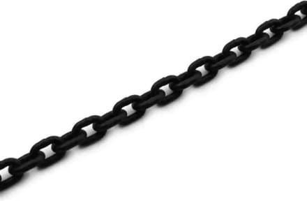 Zwarte ketting 8mm - Work Load Limit: 2000kg - G8 - Standaard - 2m