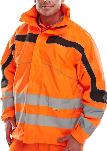 Beeswift ETON Waterdichte Jas - Oranje - Maat S