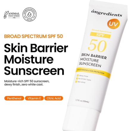 [Ingrediënten] Skin Barrier Moisture Sun Cream SPF 50+ PA++++ 50ml white