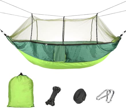 Ultralichte reis hangmat voor camping met muggennet