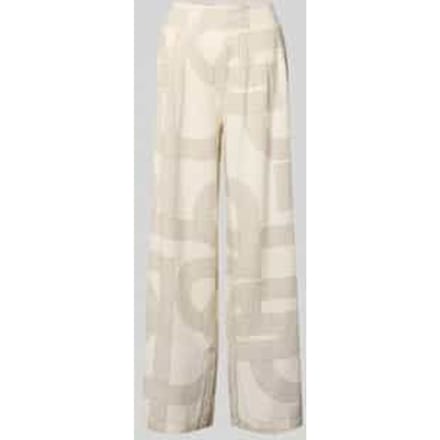 Comma  Pants Offwhite Size: 44 | Wide-Leg & Flared Pants Outlet | Dames | Wit